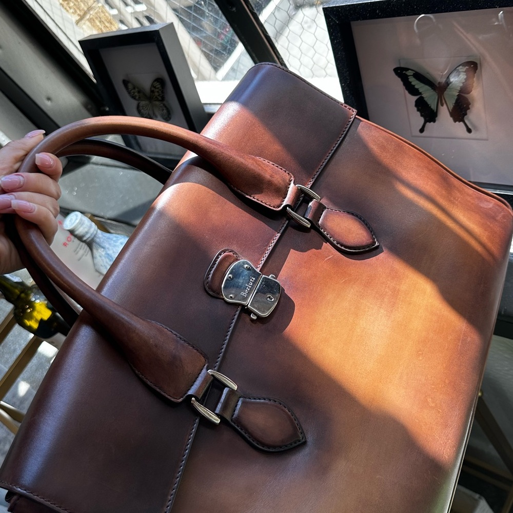 Beautiful Berluti NWT briefcase